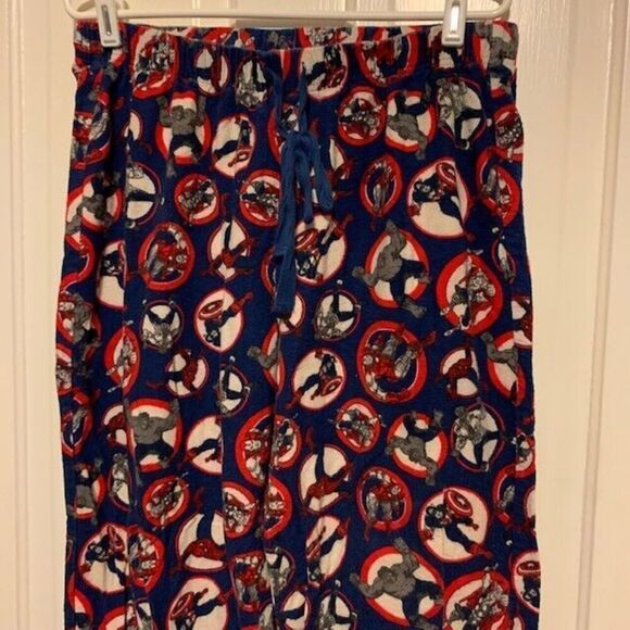 MARVEL AVENGERS SIZE LARGE DISNEY STORE PAJAMA PANTS - Picture 2 of 4